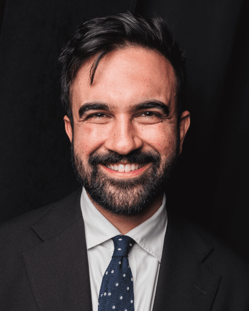 Portrait of Zohran Mamdani